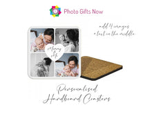 Load image into Gallery viewer, Personalised Coaster || Photo Printed || SQUARE - High Gloss Finish