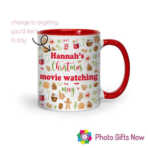 Personalised Christmas Movie Mug | Tea/ Coffee Cup | Christmas Gift