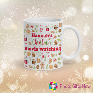 Personalised Christmas Movie Mug | Tea/ Coffee Cup | Christmas Gift
