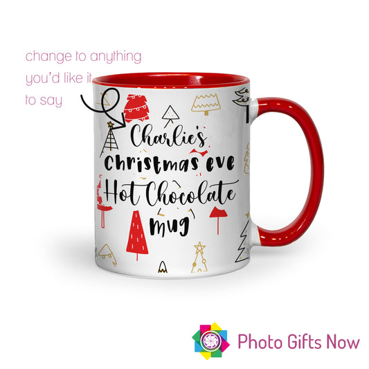 Christmas Eve Mug || Custom Tea/ Coffee Cup || Hot Chocolate