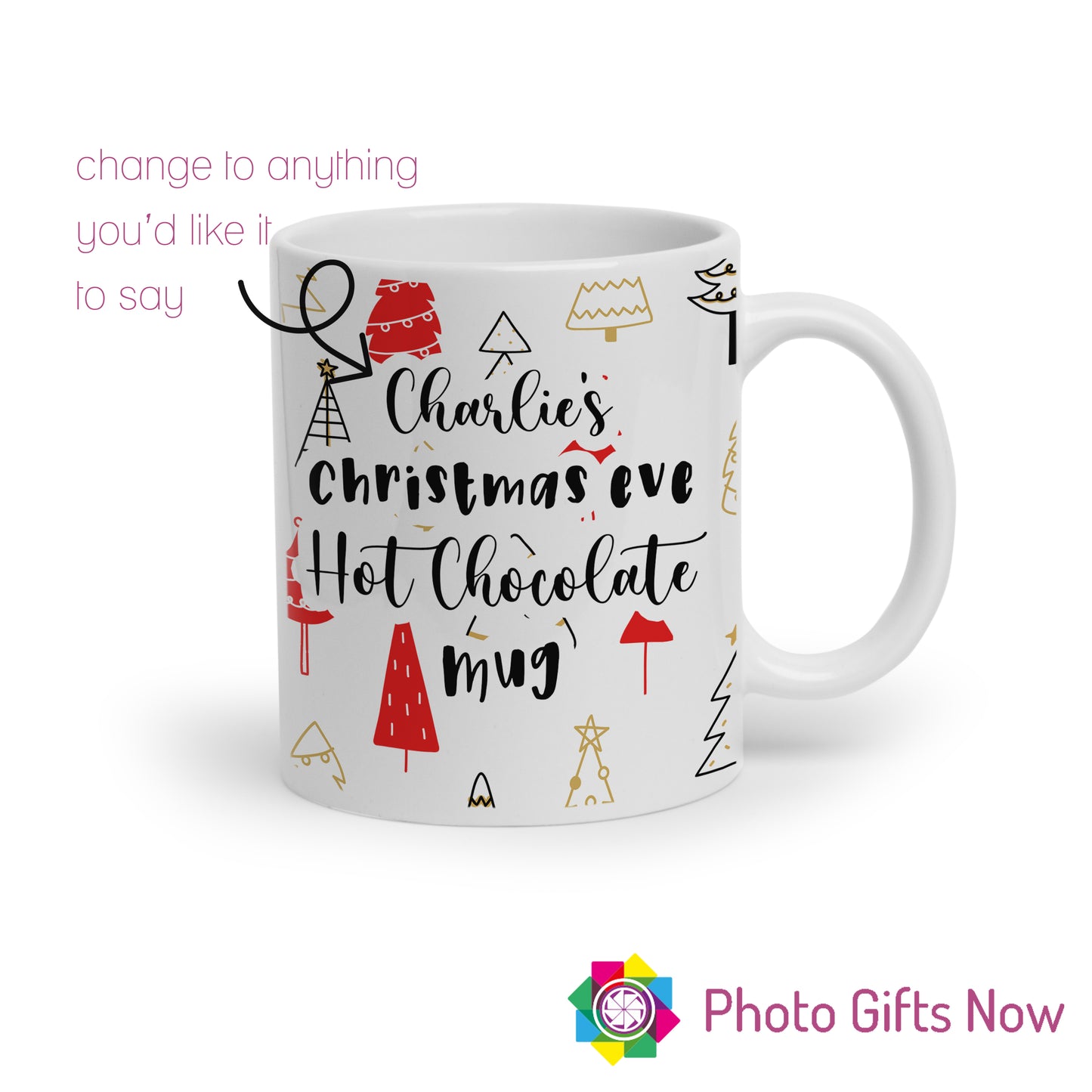 Christmas Eve Mug || Custom Tea/ Coffee Cup || Hot Chocolate