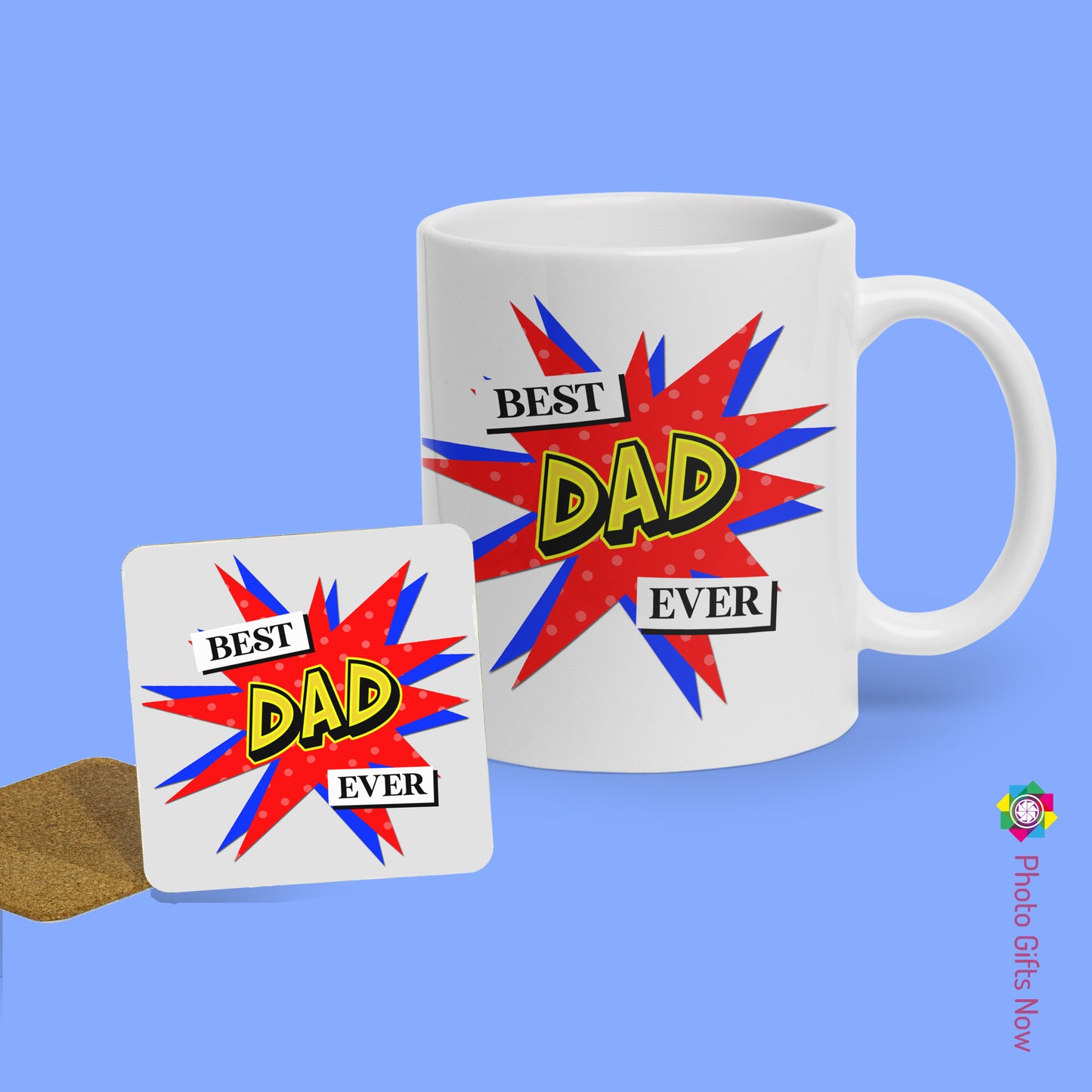 Mugs For Dad || 11oz Mug and Coaster Combo