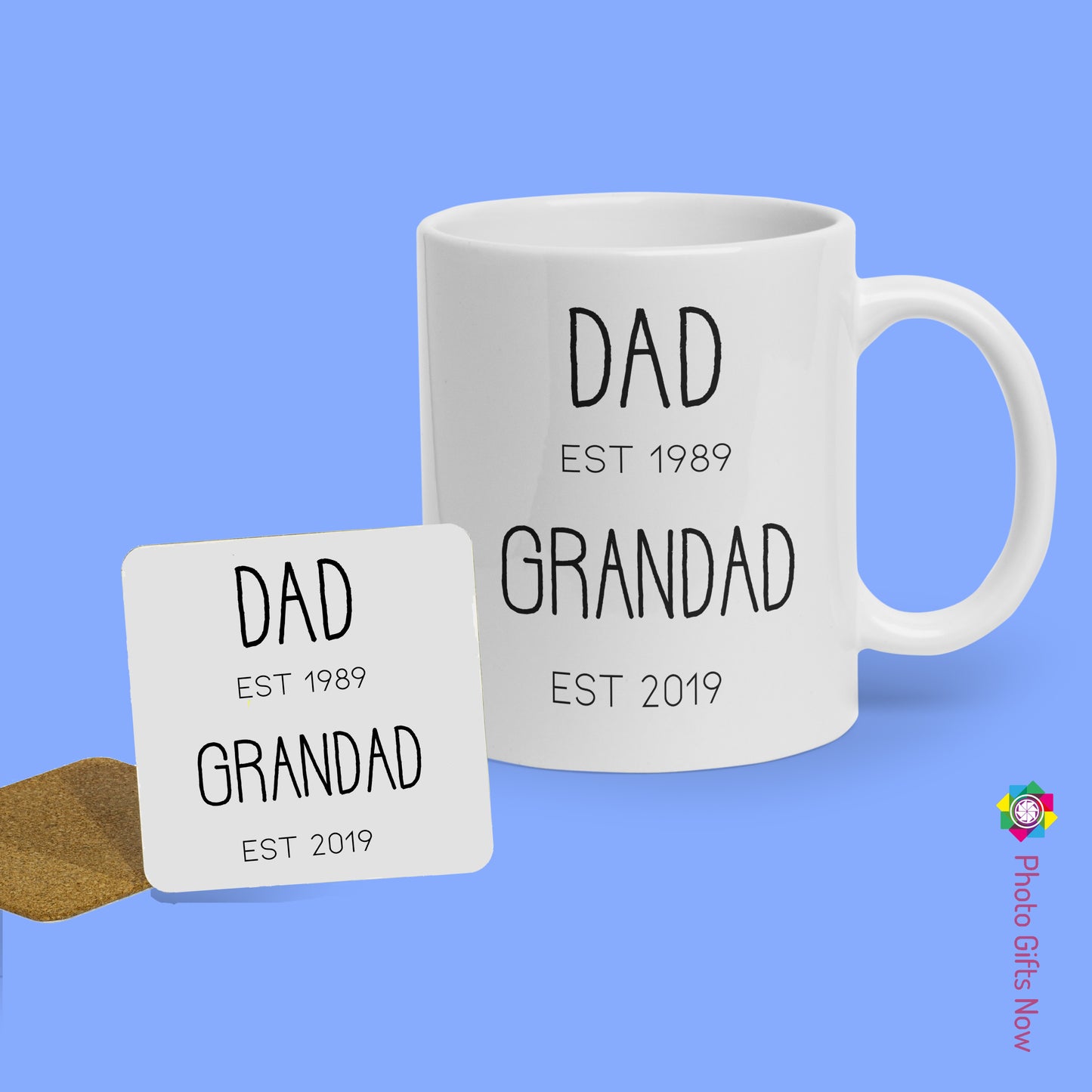 Mugs For Dad || 11oz Mug and Coaster Combo