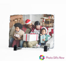 Load image into Gallery viewer, Photo Printed Rock Slate Display with Stand || Own Photo || Ideal Gift