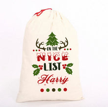 Load image into Gallery viewer, Personalised Christmas Sack || Bag || Perfect Gift || Own Image|| Gift Bag