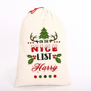 Personalised Christmas Sack || Bag || Perfect Gift || Own Image|| Gift Bag
