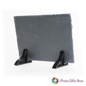 Photo Printed Rock Slate Display with Stand || Own Photo || Ideal Gift