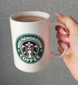 Personalised Coffee Mug || Starbucks Style