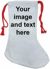 Load image into Gallery viewer, Personalised Christmas Stocking || Perfect Gift || Own Image.