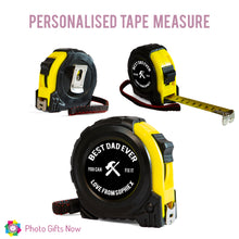 Load image into Gallery viewer, Personalised Tape || Measure Ruler 5M || Gift Idea for Fathers Day || DIY