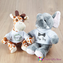 Load image into Gallery viewer, Stuffed Animal Teddy with Personalised T-Shirt