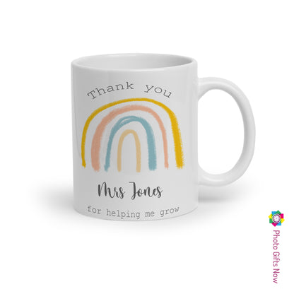 THANK YOU Teacher Personalised Coffee Mug