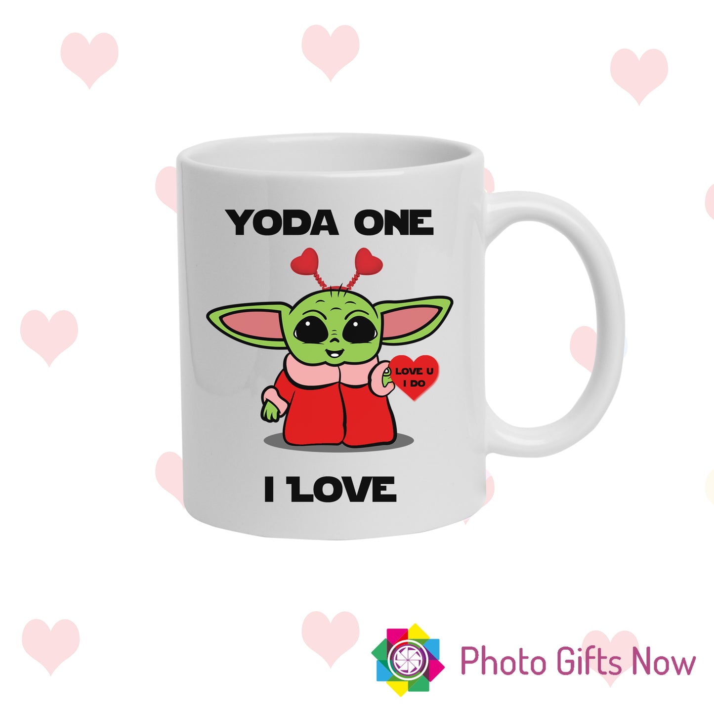 Personalised Valentines Yoda Mug || Yoda Best || Joke Gift || Starwars || Mandalorian